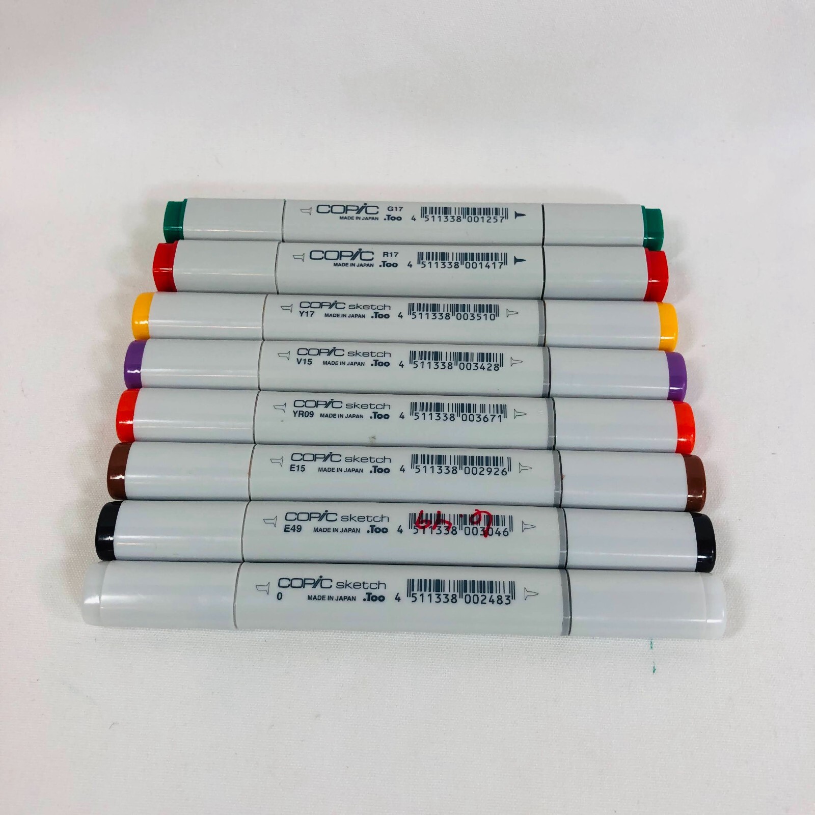 Copic Sketch Dual Tip Markers Japan (Lot of 8)