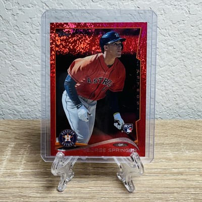 2014 Topps Update GEORGE SPRINGER Red Hot Foil RC Rookie Card #US-10 ASTROS/JAYS