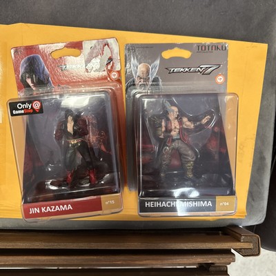 Very Rare! Tekken 7 Heihachi Mishima and Jin Kazama First Edition Totaku Figures
