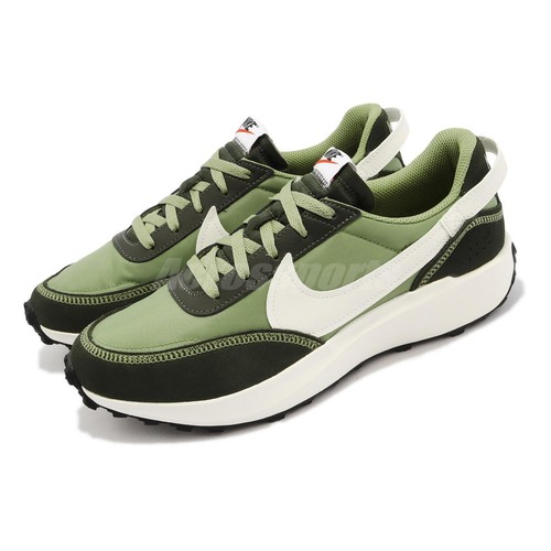 

Мужская повседневная обувь Nike Waffle Debut Alligator Green цвета слоновой кости DH9522-300, Зеленый, Waffle Debut