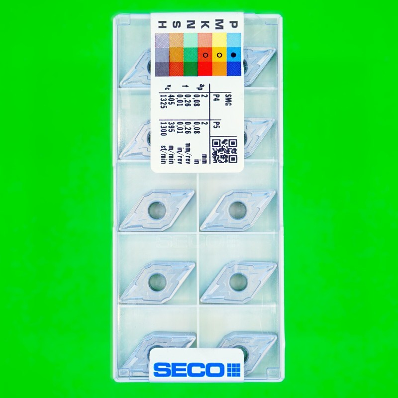 Seco Dnmg150608-M3  Tp2501  Wendeschneidplatten 10 StÃ¼Ck Neu