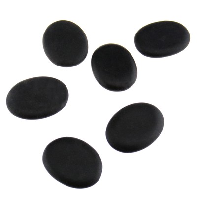 9pcs Massage Master Hot Stone Toe Spa Massage Basalt Rock Asst Relaxing Black