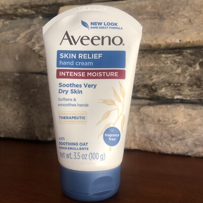 Aveeno Active Naturals Skin Relief Hand Cream, 3.5 Ounce
