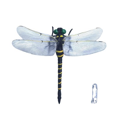 1pc Dragonfly Model Bird Scarer Professional Clip-On Fly Controller for Outdoors