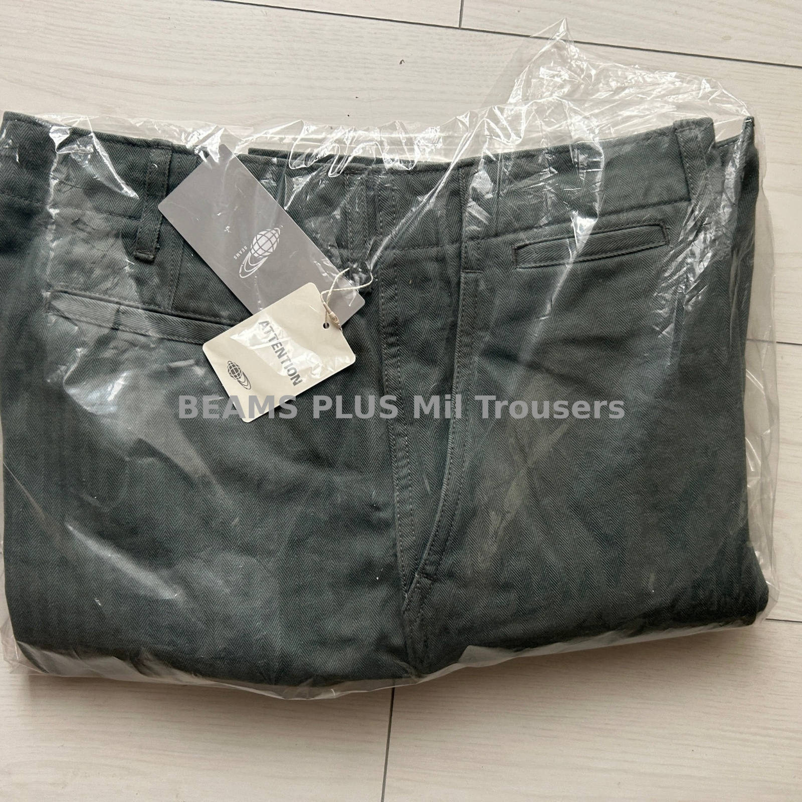 パンツ BEAMS PLUS MIL Trousers Herringbone s-l400.jpg