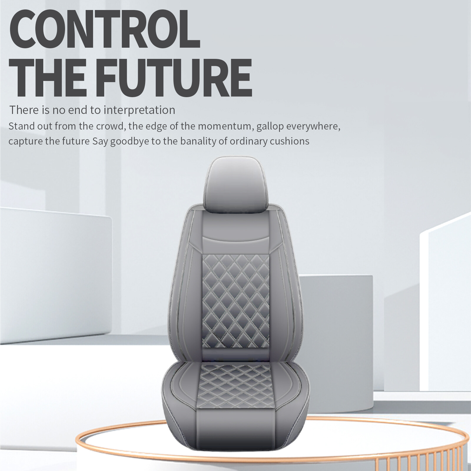 For Hyundai Santa Fe Car Seat Covers Full Set Leather Front 5/2 Seat Waterproof eBay