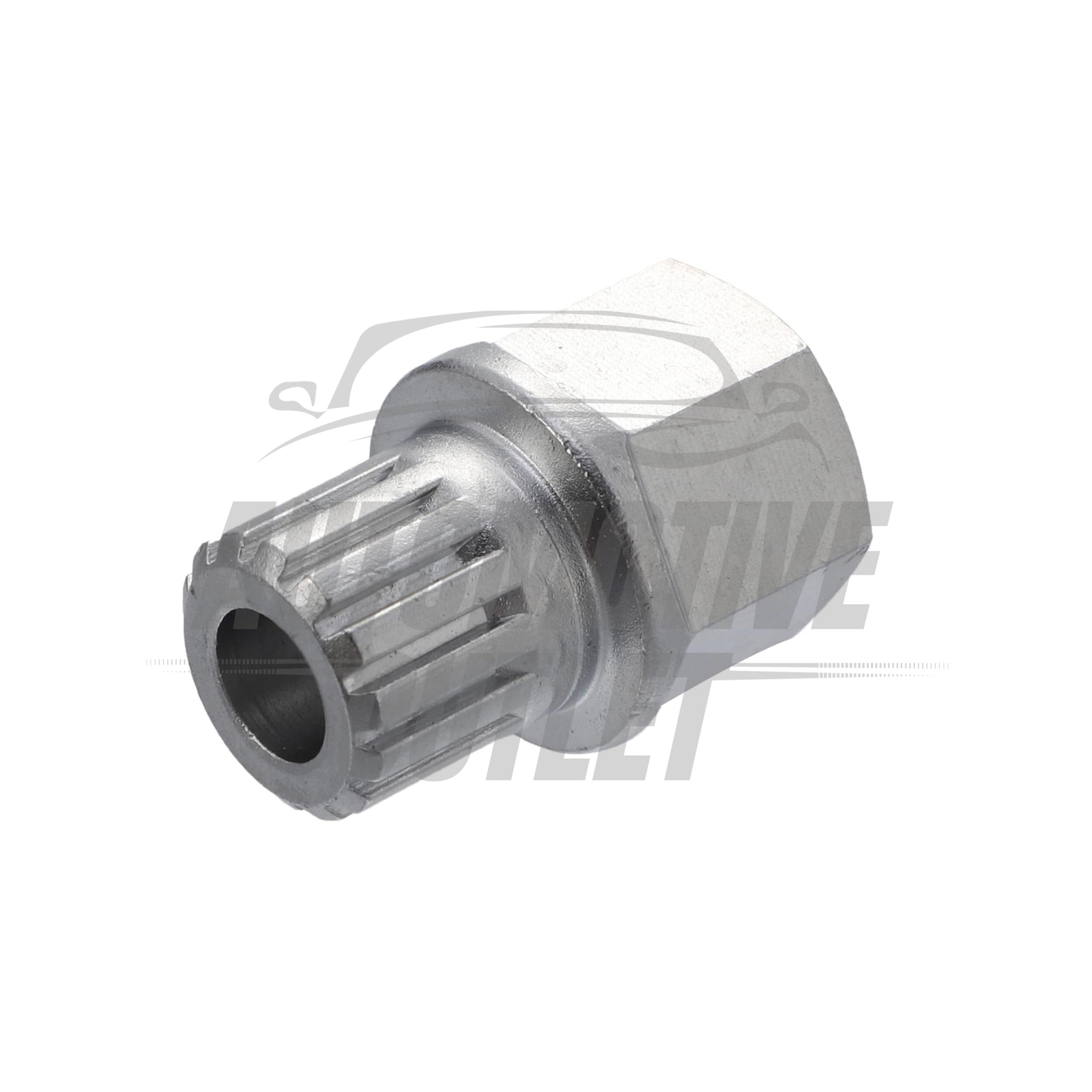 LOCKING WHEEL NUT SECURITY KEY 59 / 14PT SPLINE RIBS FOR AUDI SEAT SKODA VW 4