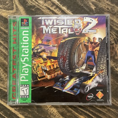 Twisted Metal 2 (Sony PlayStation 1, 1997) CIB PS1  Greatest Hits *Free Ship*