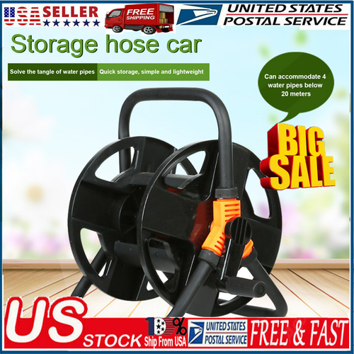 Reel Cart Heavy Duty Water Planting Storage Basket Outdoor