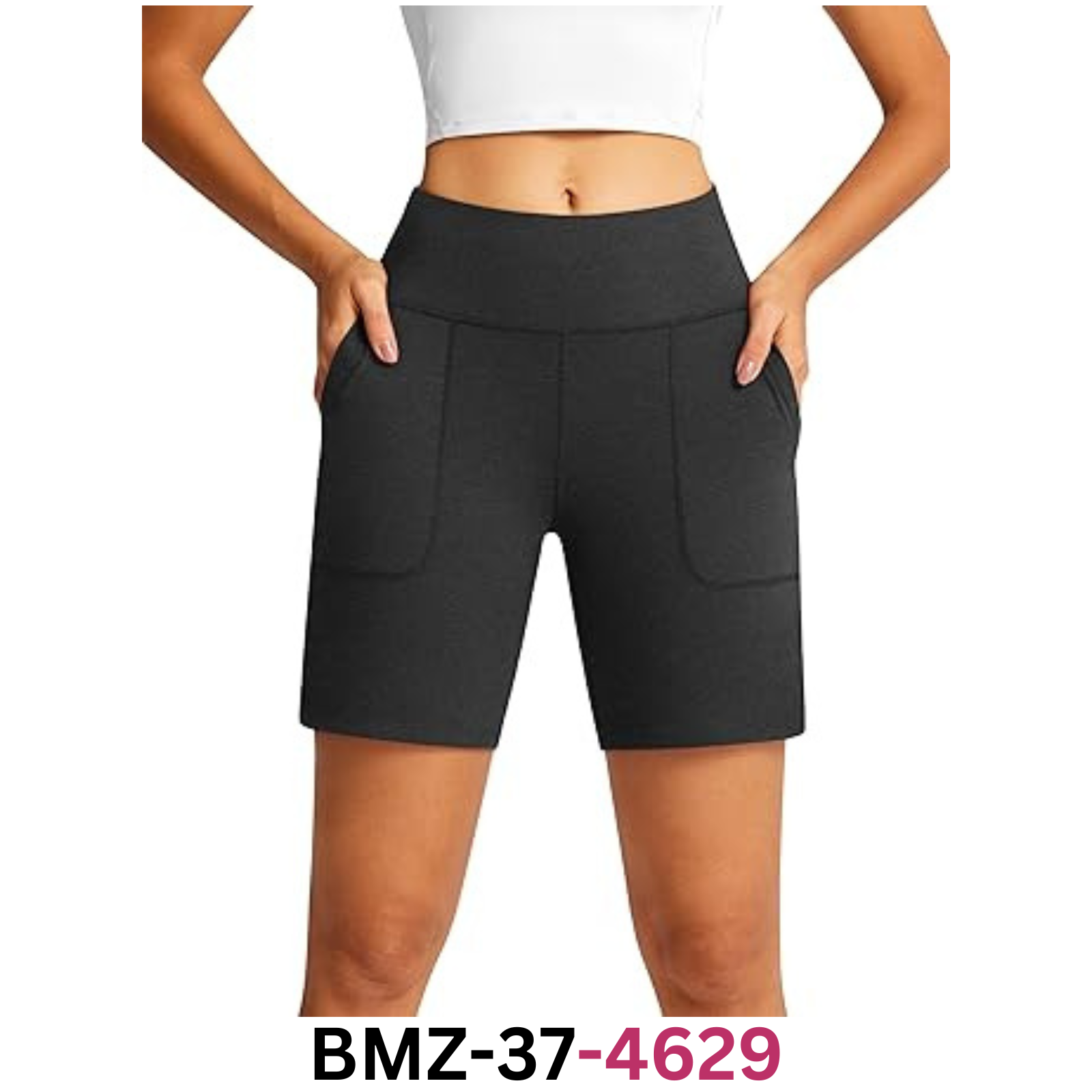 QUEENIEKE Long Shorts for Women Bermuda High Waisted Athletic Shorts 7