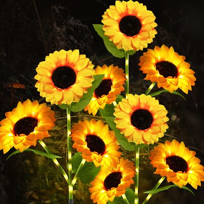 Outdoor Garden Decor Upgraded 3 Pack Solar Gard...