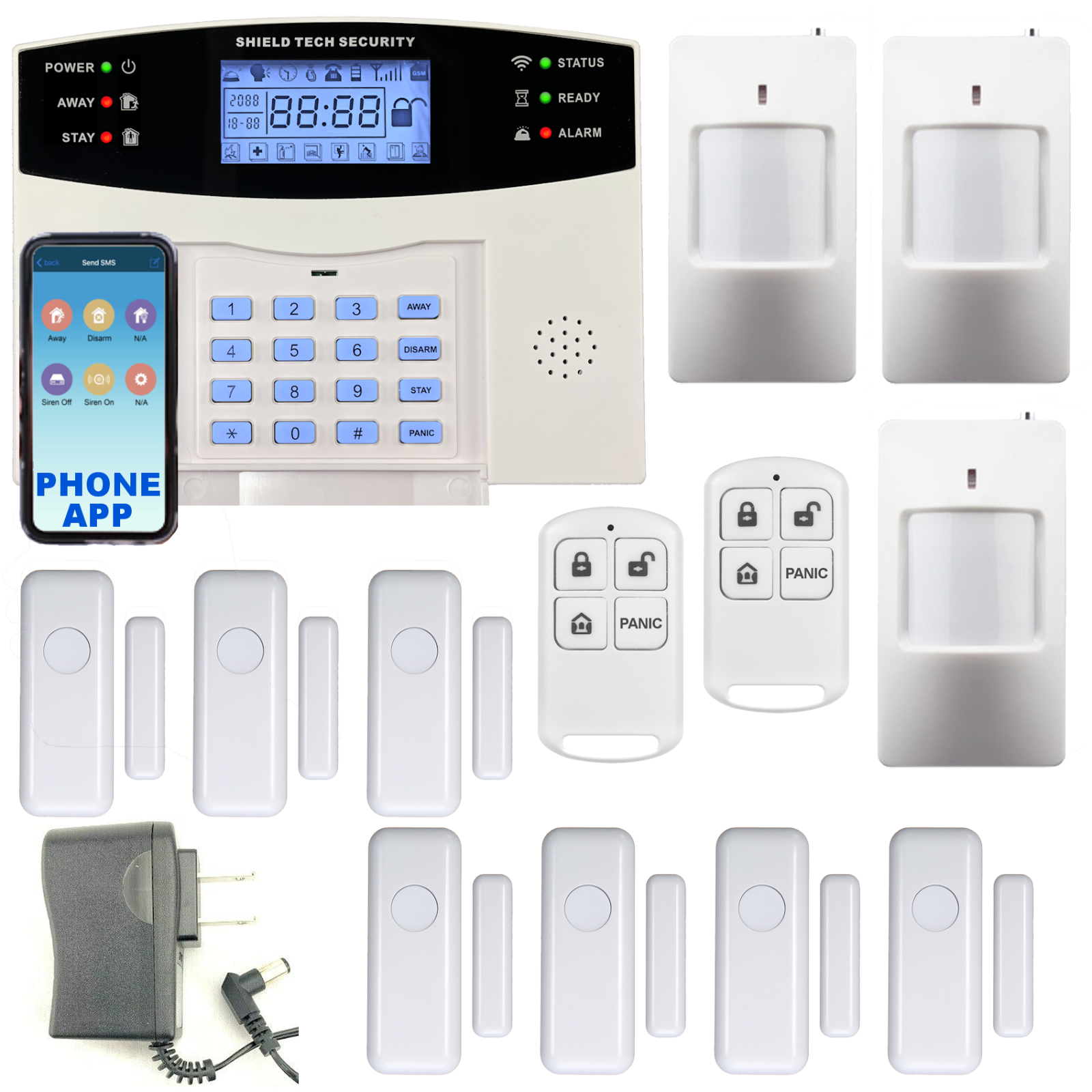 W/ Chime For House, Call, Text, & Smart Phone App