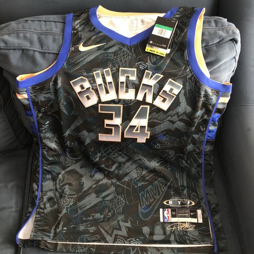 Nike Milwaukee Bucks ジャージ 34 アンテトクンポ Nike Milwaukee Bucks Giannis Antetokounmpo #34 NBA MVP