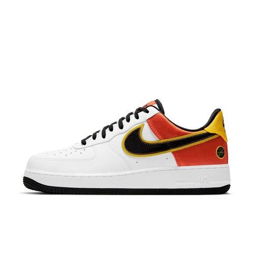 

[CU8070-100] Мужские кроссовки Nike AIR FORCE 1 LOW RAYGUN, White/black-orange flash-amarillo