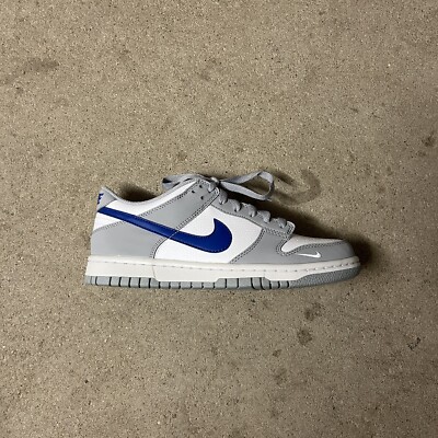 Nike Dunk Low Grau Weiß Royal Blau 38 Neu