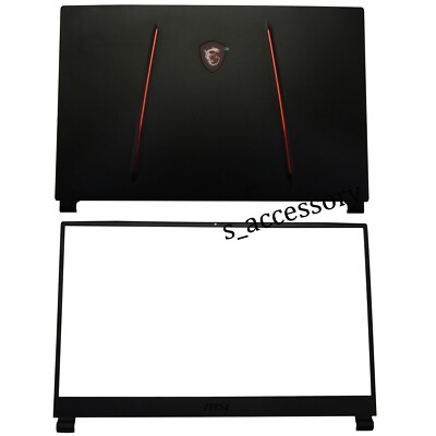 New MSI GE75 GP75 GL75 Raider 8RE 8RF MS-17E2 E4 E7 LCD Back Cover Lid Bezel US