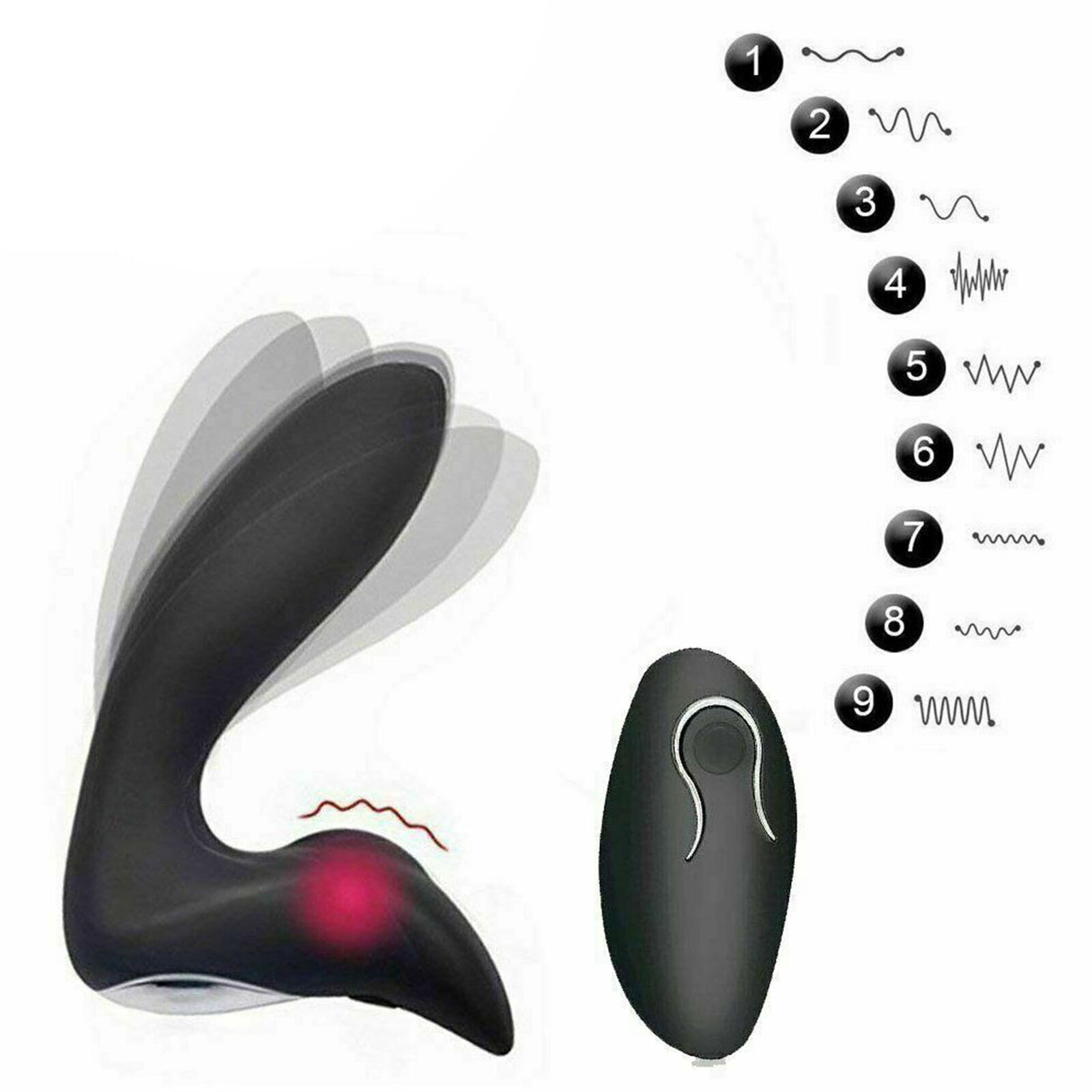Waterproof-Male-Prostate-Vibrating-Massager-Anal-Butt-Plug-P-G-spot-Men-Sex-Toys