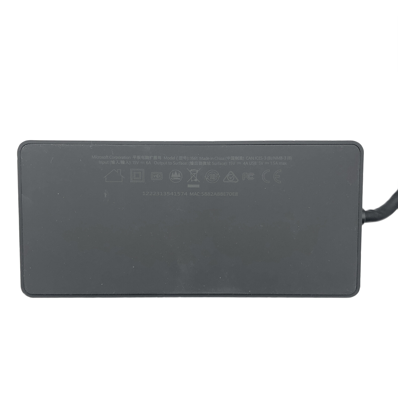 Genuine Microsoft Surface Docking Station 1661 No Adapter OEM