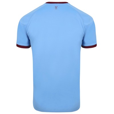 UMBRO UMBRO WEST HAM UNITED AWAY SPORTS FOOTBALL JERSEY 20-21 - SHORT SLEEVE