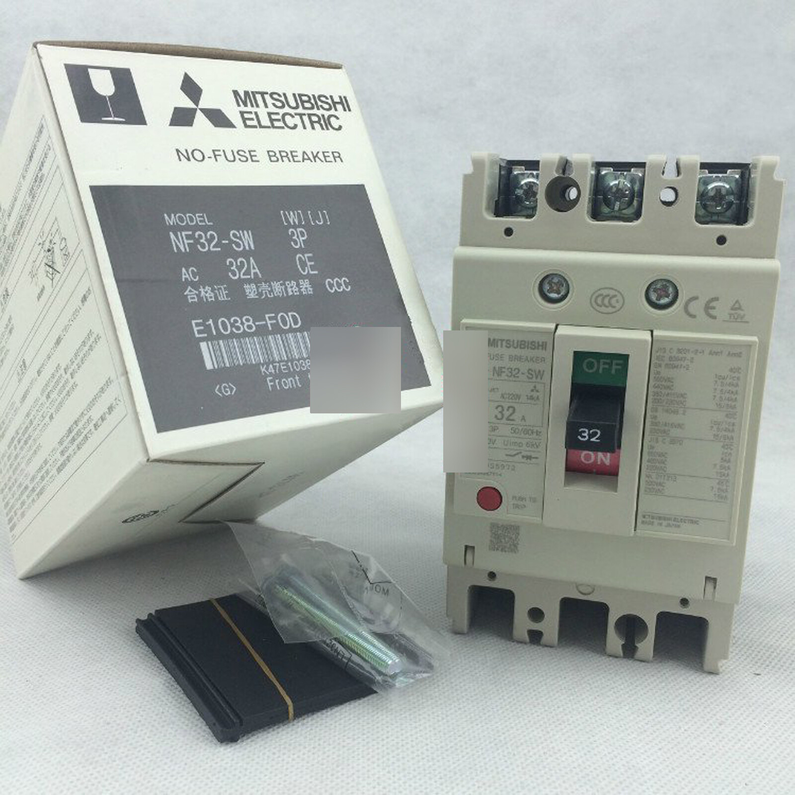 New MITSUBISHI in box NF32-SW No Fuse Circuit Breaker 3P