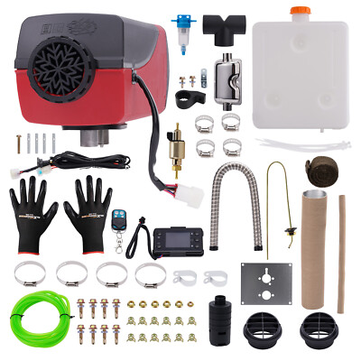 Updated 12V 5000W Diesel Air Heater LCD Display 5KW for Bus Van Caravan Home 9L