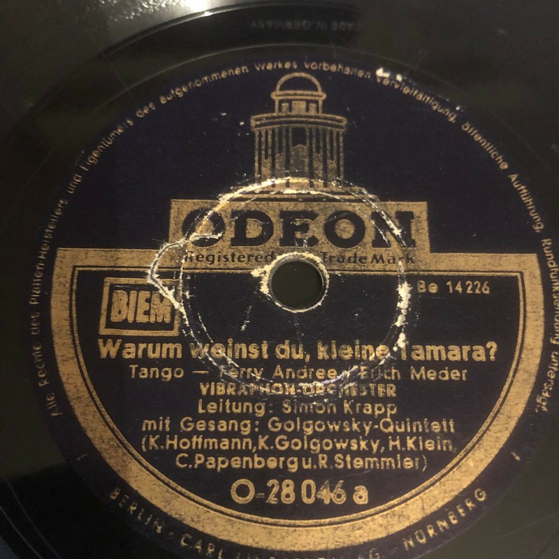 Warum Weinst Du, Kleine Tamara ?  ~ Holdrioh, Liebes Echo ~ 78 Rpm