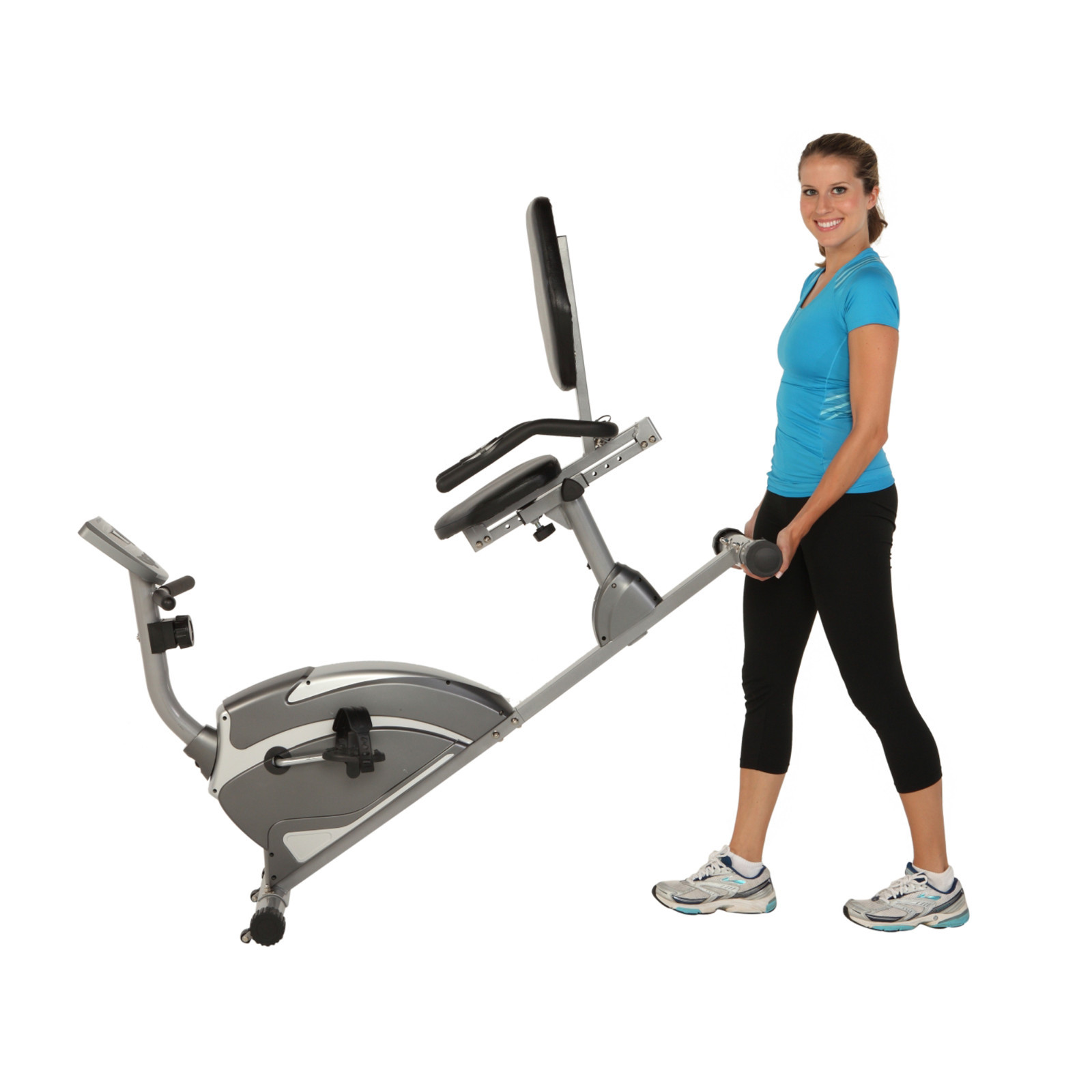 Ecumbent Exercise Bike Exerpeutic Recumbent Fitness Magnetic Excersize Training