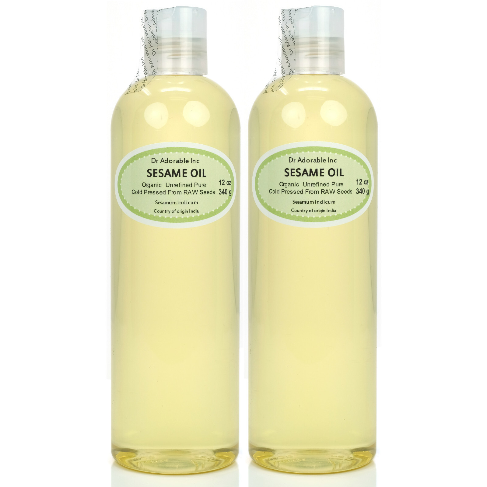 Pure Sesame Oil from Raw seeds Unrefined 2 oz 4 oz 8 oz up to