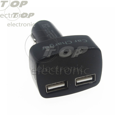 4in1 Dual USB Car Charger Adapter Voltage DC 5V 3.1A Tablet for iPhone GPS MP3