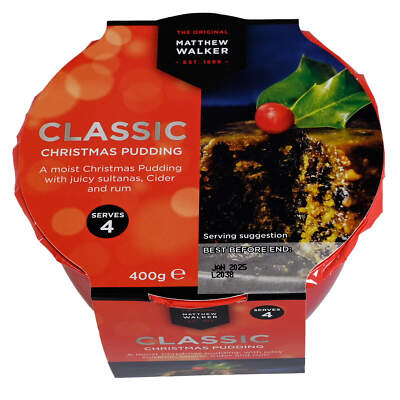 Matthew Walker's Classic Christmas Pudding - 14.1oz (400g)