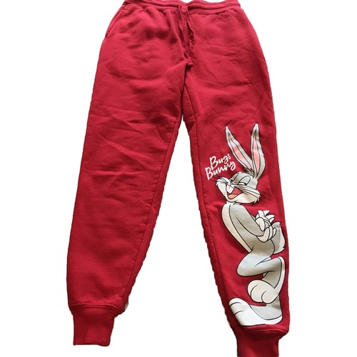 Looney Tunes Sweat Pants Womens Size XS 1 Red Bugs Bunny Looney