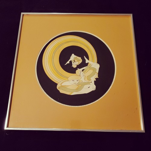 絵画/タペストリー John Luke Eastman Vintage 1975 JOHN LUKE EASTMAN SIGNED LITHOGRAPH FRAMED WALL