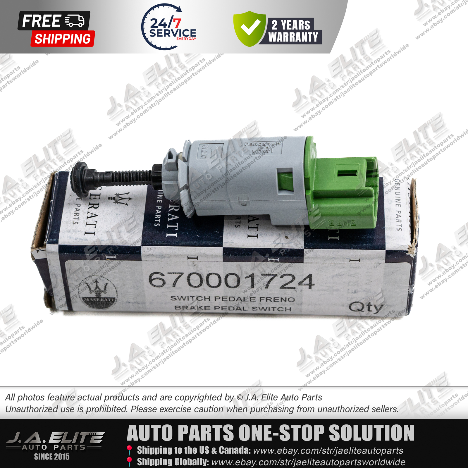Genuine Brake Pedal Switch fits Maserati Ghibli Quattroporte