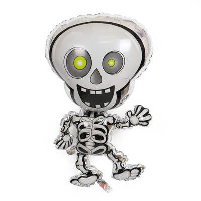 Halloween Spider Bat Ghost Pumpkin Skeleton Foil Balloon Festival Party Decor