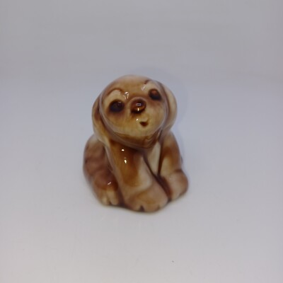 Vintage 1940's Lichten Ware dog figurine -Cocker Spaniel 