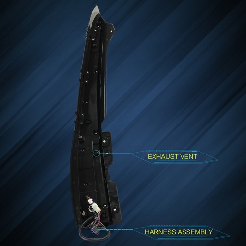 VLAND Smoked LED Tail Lights For 2007-2014 Chevy Suburban/Tahoe/GMC Yukon Pair