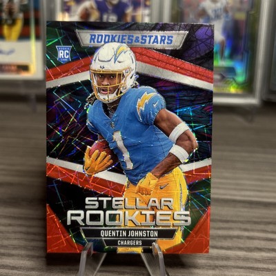 2023 Rookies & Stars Quentin Johnston Stellar Rookies Red Lazer Longevity SR-7