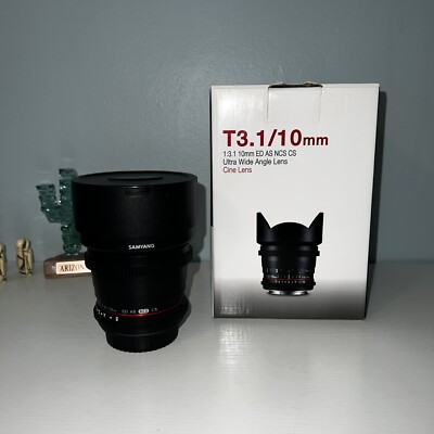 Samyang t3.1 /10mm Ultra Wide Angle Lens