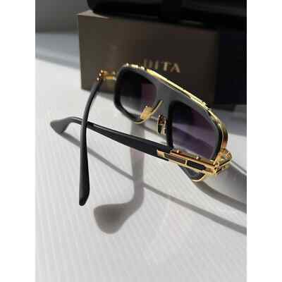 Pre-owned Dita Lxn-evo Dts403-a-01 Matte Black Gold Gray Gradient Lens Sunglasses Authenti