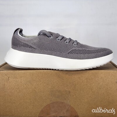 Size 7.5 - Allbirds Tree Runner Go - Grey / Blizzard - Womens