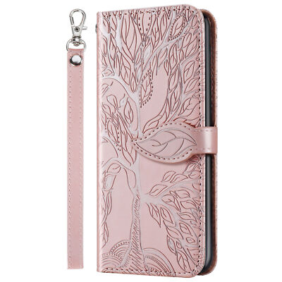 Tree Leather Wallet Phone Case for Huawei P20 P30 Lite Nova  Honor P Smart