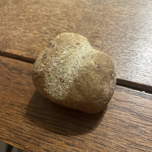 Authentic 2 5/8 Inch Quartz Grooved Hammer Stone Fairfield