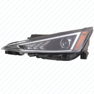 For 2019 2020 Hyundai Elantra Projector Headlight Assembly Driver Left Halogen