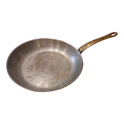 Vintage ODI Copper & Brass handled Skillet Fry Pan Made in