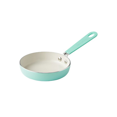 Pioneer Woman Classic ~ 5.75'' Egg Pan ~ Green ~ Non-Stick Enamel Frying Pan