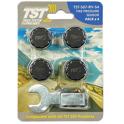 Truck System Technology (TST) TST-507-RV-S4 4 Screw On TPMS Cap Sensors