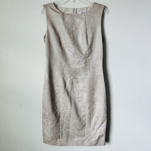 Max Mara Textured Mother Of the Bride Cocktail Dress Sz 8