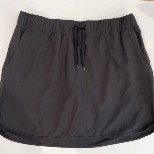 EUC Slazenger Womens Size L Black Golf Skirt w/ Shorts & DrawS...