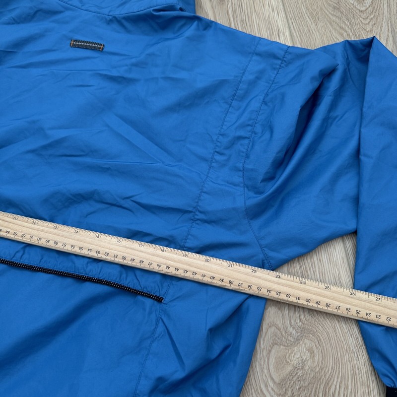 Nike Vintage Sz Large Blue Full Zip Windbreaker Early 2000s Lined