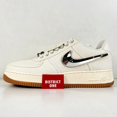 Travis Scott x Nike Air Force 1 Sail - Size 9 - AQ4211 101